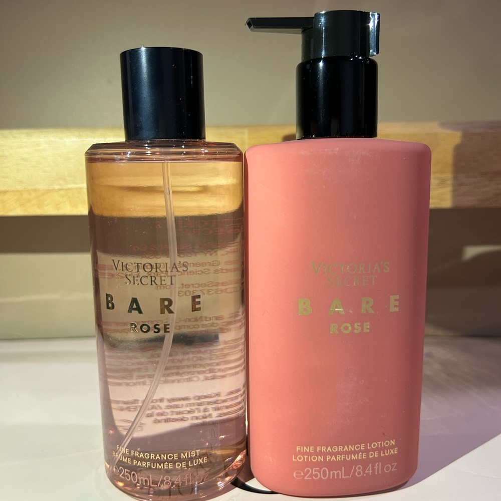 Victoria Secret Bare Rose Set